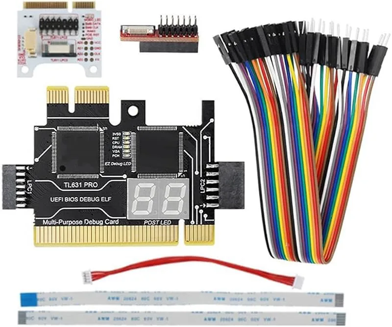 Diagnotiskt kort TL631 Pro + expansionskort PCI-E diagnotiskt kort moderkort datordiagnostisk analysator multifunktion