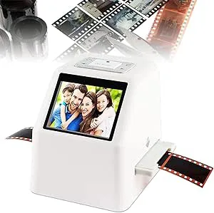 Film Slide Scanner med 2,4 ”LCD -skärm, Digital Film Converter