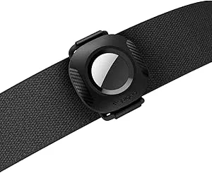 Spigen Tag Armor 2 Fodral Case med Silikonrem Kompatibel med AirTag 2/1 (2026/2021) Hållare för Hundhalsband Katthalsband Barnvagnar Plånböcker och andra Värdesaker