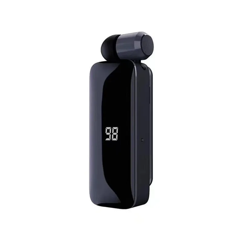 Kueohse headset utan Bluetooth, infällbar krage och klämma