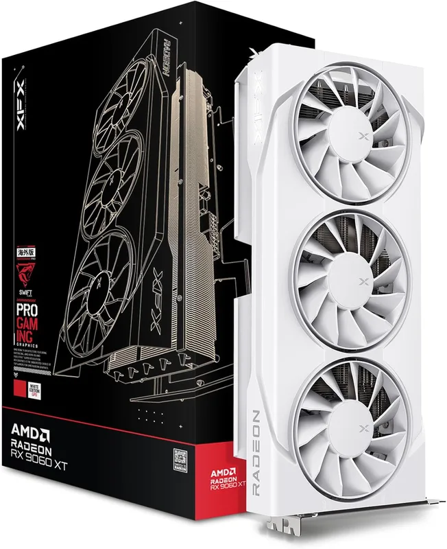 XFX Swift Radeon RX 9060 XT OC White 16GB