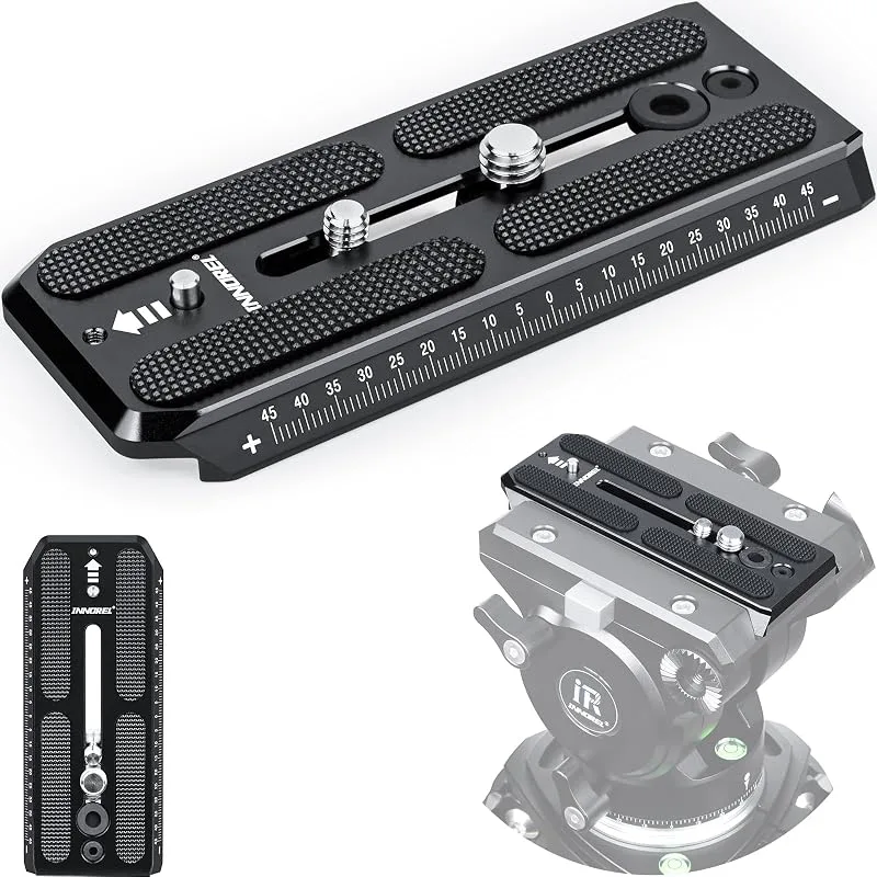 Universal ersättning snabb frigörande platta 120 * 50 mm INNOREL QV120 montering med 1/4" och 3/8" skruvar