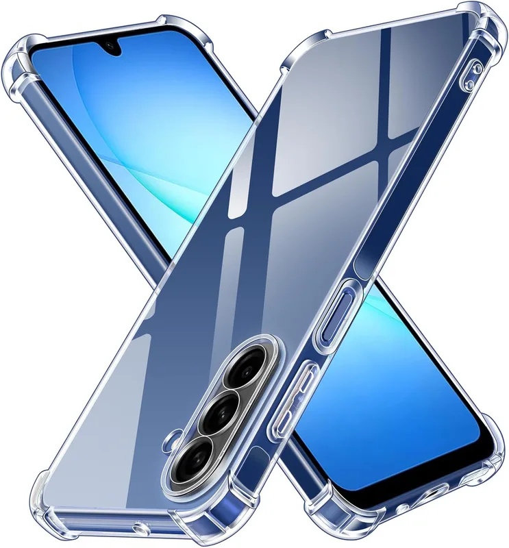 ivoler kristallklart silikonfodral för Samsung Galaxy A17 4G/5G