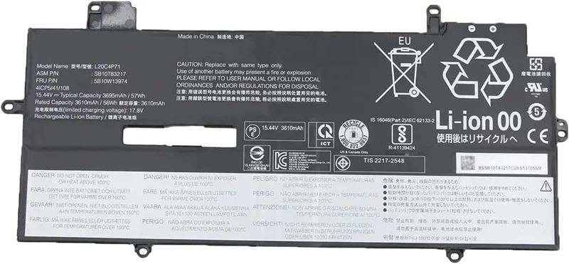 L20C4P71 L20D4P71 SB10T83218 Laptop Batteri