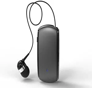 Kueohse K68 Bluetooth-headset tvättbar infällbart kort headset multifunktionell klämma headset MP3-spelare svart