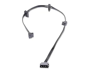Molex till 4x SATA Power Splitter kabel