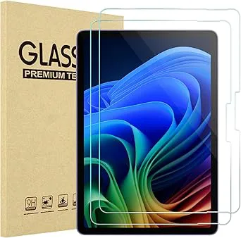 ProCase 2-pack skärmskydd för Surface Pro 12 tum 2025; härdat glas skärm filmskydd för 12 tum Microsoft Surface Pro 2025 Release