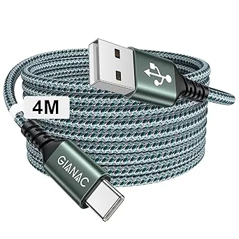 GIANAC USB C Cable 4m Long Fast Charging Cable
