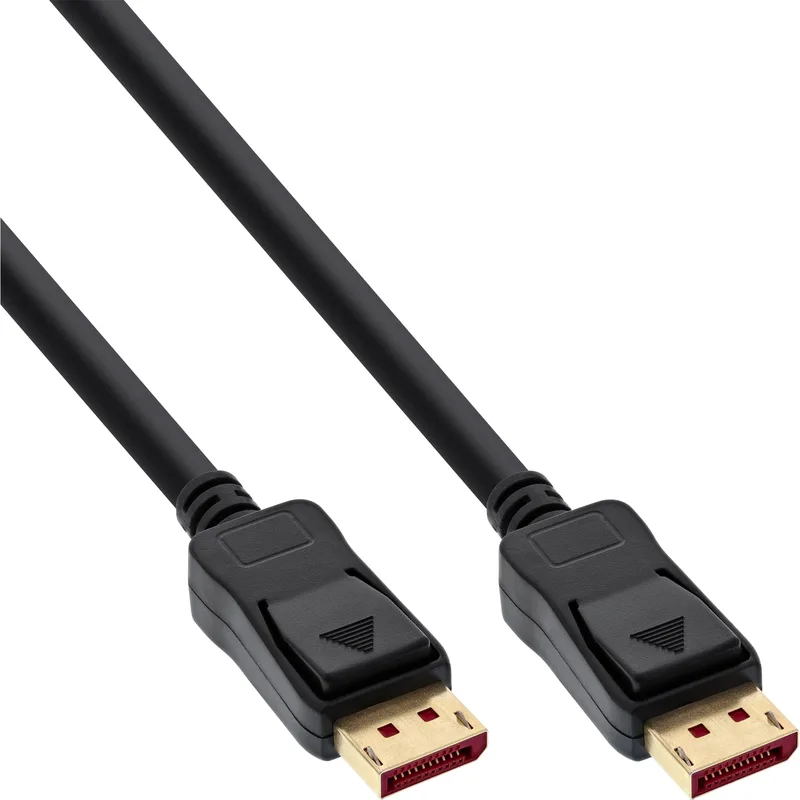 InLine 15301 DisplayPort 1.4-kabel, 1 m, 8K@60 Hz, 4K@120 Hz, HDR, svart