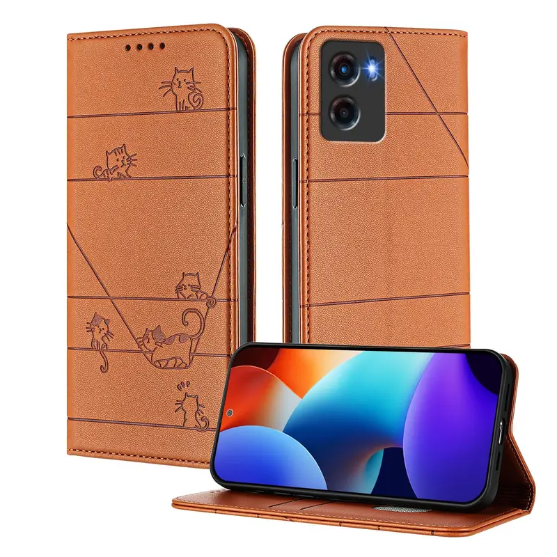 XINYEXIN Plånboksfodral för Motorola Moto G05/Moto E15