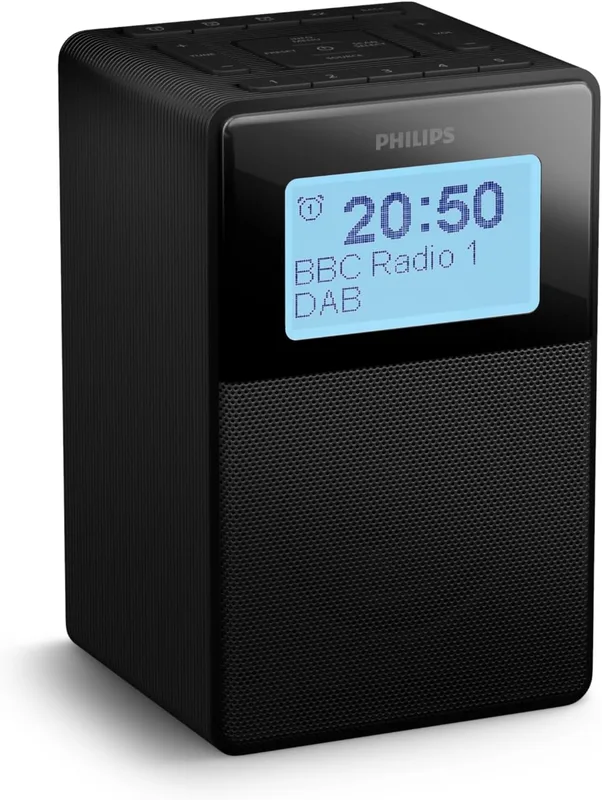 Philips TAR5100 Splash-resistant DAB FM Clock Radio with USB