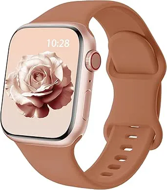 Patenterad uppgraderad silikonrem kompatibel med Apple Watch-remmar 38 mm 40 mm 41 mm 42 mm 44 mm 45 mm 46 mm 49 mm