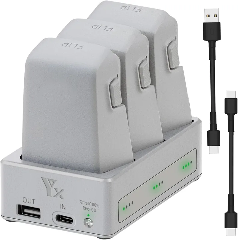 XBERSTAR Flip drönare batteriladdare