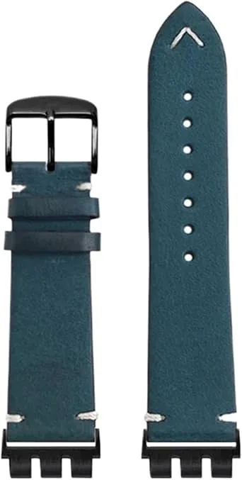 Läderarmband kompatibelt med YVS420 YVS454 400 YVB404 Skårat armband 21 mm oxhudarmband lämpligt for dagligt bruk