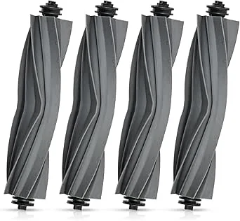 4 stycken huvudborstreservdelar för Dreame L10s Ultra Gen 3/Gen 2/D10 Plus Gen 2/X40 Ultra/L40 Ultra AE/X40 Master / X30 Ultra/Mova E40 Ultra/E30 Ultr