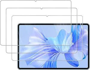 3-pack kompatibla härdat glas för Samsung Galaxy Tab A9+ Tab A9 Plus 11 tum (SM-X210 X215 X216 X218) 2023, anti-repskydd, ultrabubbelfri film, transparent 9H 0,33 mm