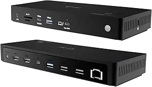 i-tec Thunderbolt 4 trippeldisplay dockningsstation med strömförsörjning 96 W – 1 x Thunderbolt 4-portar, 2 x HDMI, 5 x USB, 2,5 GLAN