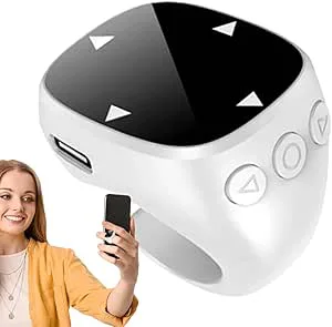 Scroll Ring,Trådlös Fingerrulle med Touch