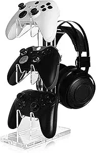 Genérico Clear Game Controller Stand-stativ för trippel