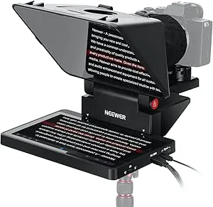 NEEWER uppgraderad 2-i-1 teleprompter 11 tum med