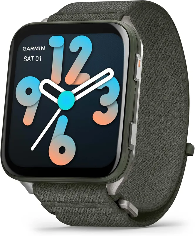 Garmin Venu X1 AMOLED Smartwatch 51mm, French Grey/Soft Gold