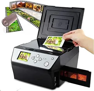 22MP Digital Film & Slide Scanner, Multifunktionell Film/Visitkort/Photo Scanner, Film Negativ & Diabilder Combo Scanner