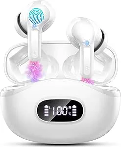 AOTONOK Bluetooth Headphones Wireless 5.3 with 4