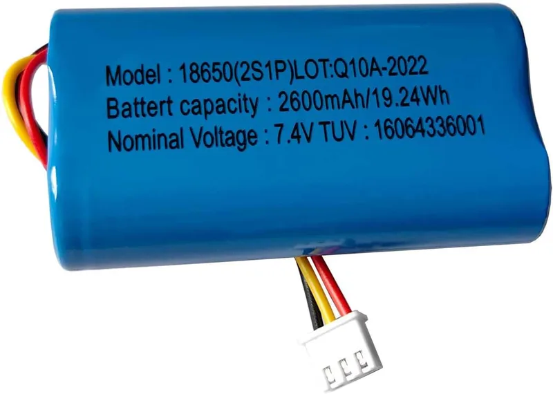 AOLIKES 18650 2s1p 2600 mAh 7,4 V uppladdningsbart litiumjonbatteri