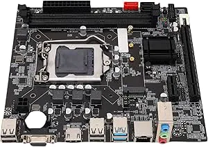 Annadue B75 Moderkort för LGA 1155 2X DDR3 16GB Gaming Desktop Board