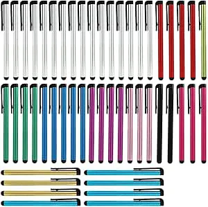 50 x Stylus Pen Touch Screen Pen Tablet Pen Touch Penna, Stylus Pen pekskärmspenna för surfplattor, iPad mini, iPad Pro, iPad Air, smartphones, Samsung – universella kapacitiva pekskärmspennor