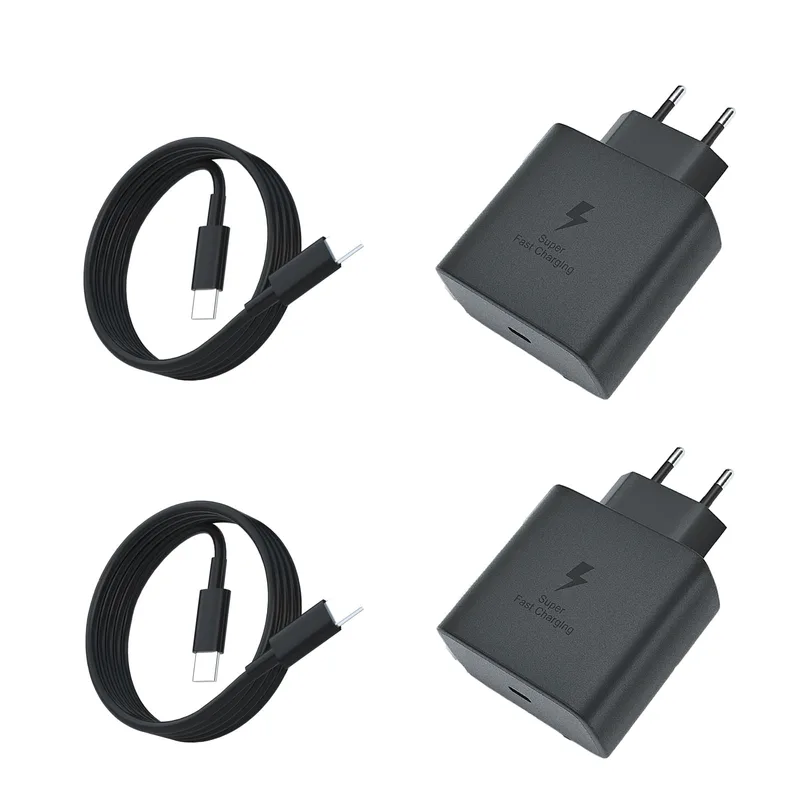 45W 2-pack USB-C snabbladdare