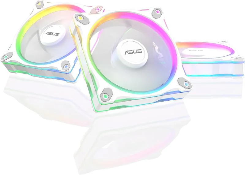 ASUS Prime MR120 ARGB Reverse Triple Pack White Edition