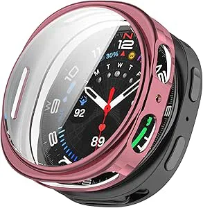 Fodral kompatibla med Samsung Galaxy Watch 8 40 mm med skärmskydd