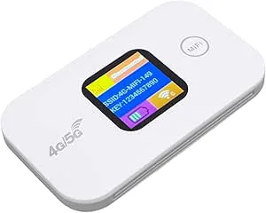 VBESTLIFE Portable Mobile WiFi, 4G 5G High Speed ​​300 Mbps LTE Internet Hotspot Device