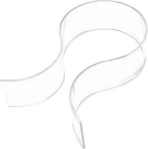 1St Hörlursställ i Transparent Akryl Stabil Headset Rack med Design för Skrivbord Lättanvänd Hållbar Hörlurar Display Rack