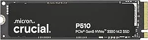 Crucial P510 1TB PCIe Gen5 NVMe
