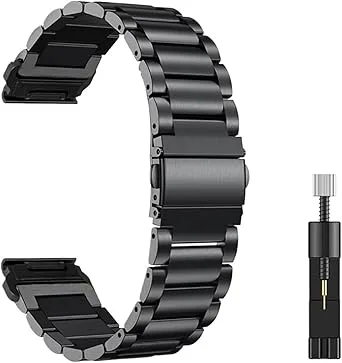 20 22 26 mm rostfritt stålarmband for Garmin Fenix ​​5 5S 6 Plus 7 Pro 7S 7X 8 AMOLED 43 47 51 Enduro 2 3 armband