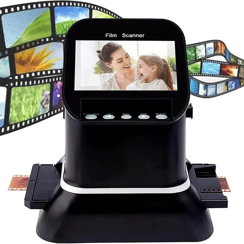 Filmskanner med 4,3-tums LCD-skärm