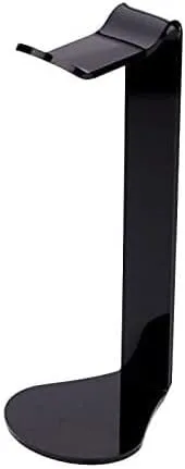 Förvaringsställ För Hörlurar Akrylheadset Hörlurshängare Hållare Hörlursställ Skrivbordsdisplay Slitstarka Hörlurstillbehör Hörlurar(Black)