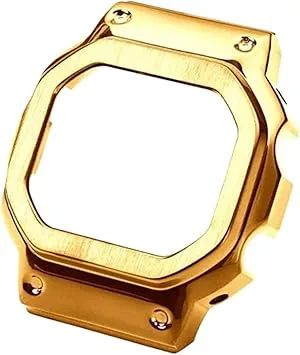 Kompatibel med DW-H5600MB Litet fyrkantigt modifierat armband Boett kompatibel DW H5600 Rostfritt stålskal Solidt klockarmband Svart Lämplig for varda
