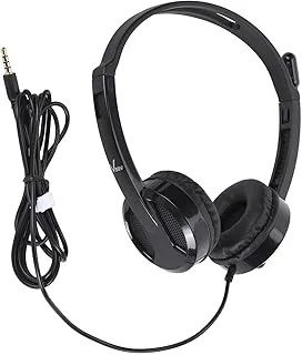 Haofy Trådbundna Hörlurar Roterbara Mic Hifi -ljudkvalitet för Kontor Telel Konferens Som Används Under Lång Tid