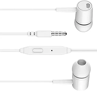 universellt 3,5 mm trådhörlurar med inbyggd mikrofon