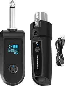 Trådlös Mikrofonadapter, Elgitarr Adapter, Trådlös Mikrofon Sändare Mottagare För Musikentusiaster Karaoke Sång Gitarr Vloggning