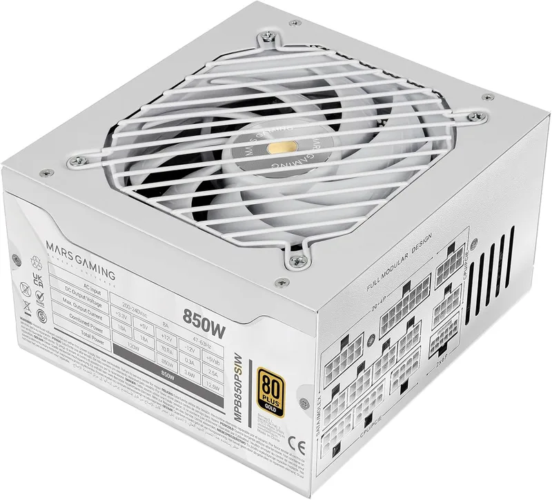 Mars Gaming MPB850PSI Fullmodulärt ATX-nätaggregat 850W