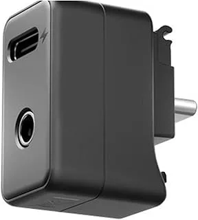 Dubbel portljud och USB C laddmikrofonadapter för kameror