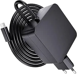 Vanzflow 65W USB C laddare för Microsoft Surface Pro X 1796 1769 1800 Surface Pro 11 10 9 8 7+ 7 Kompatibel med Nintendo Switch,Huawei Matebook,HP Spectre Typ-C adapter strömförsörjning laddningskabel