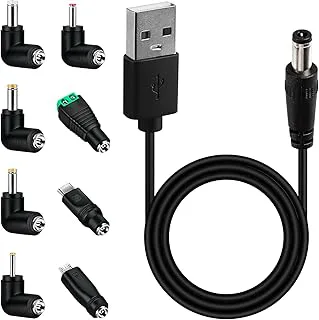 Universell 5 V USB till DC-strömkabel
