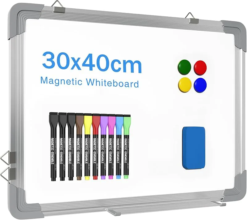 Magnetisk whiteboard för väggmontering