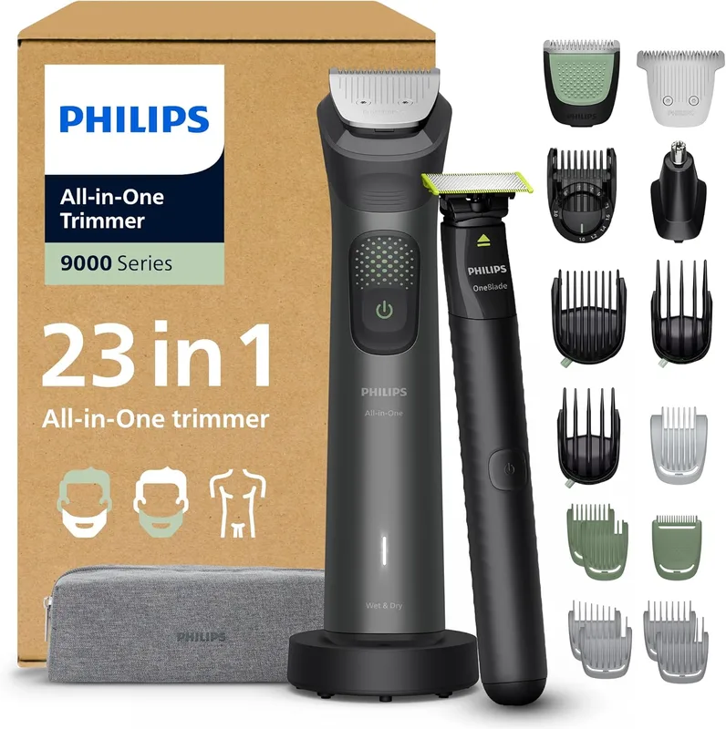Philips All-in-One Series 9000 multigroomer MG9558/15 (silver)