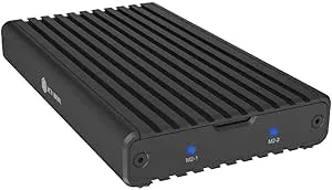 ICY BOX 2-fack M.2 SSD/NVMe-hölje